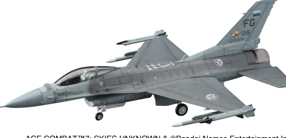 1/72 Ace Combat 7 Skies Unknown F-16 Fighting Falcon (C Version) Mage