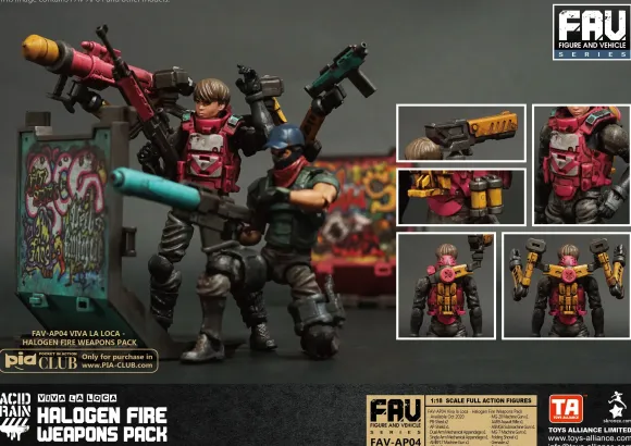1/18 Acid Rain FAV-AP04 Viva la Loca - Halogen Fire Weapons Pack