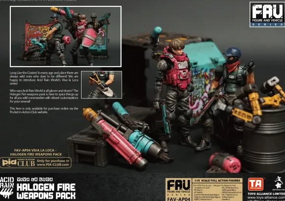 1/18 Acid Rain FAV-AP04 Viva la Loca - Halogen Fire Weapons Pack