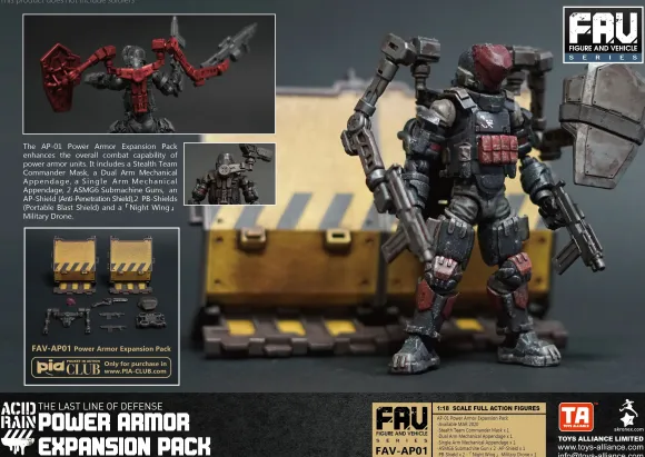 1/18 Acid Rain World: FAV-AP01 Power Armor Expansion Pack