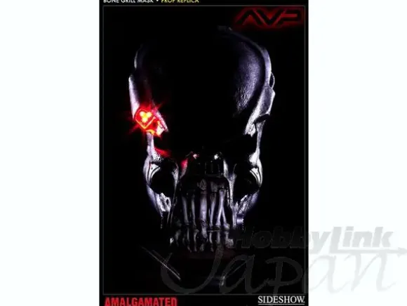 Alien vs Predator: Bone Grill Predator Mask Prop Peplica