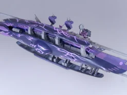1/700 Arpeggio of Blue Steel Ars Nova Cadenza the Movie: Resin Casting Assembly Kit Heavy Cruiser Myoko Expansion Form Conversion Kit