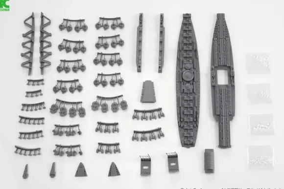 1/700 Arpeggio of Blue Steel Ars Nova Cadenza the Movie: Resin Casting Assembly Kit Flagship Super Battleship Yamato Expansion Form Conversion Kit