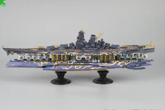 1/700 Arpeggio of Blue Steel Ars Nova Cadenza the Movie: Resin Casting Assembly Kit Super Battleship Musashi Expansion Form Conversion Kit
