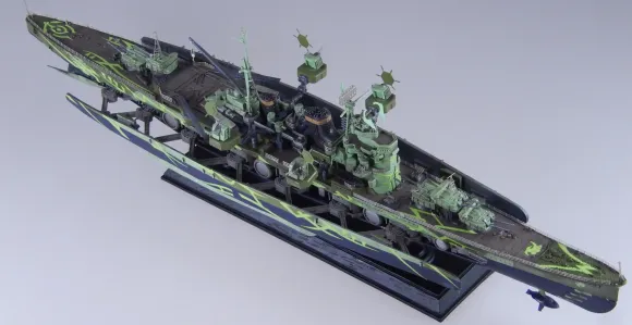 1/700 Arpeggio of Blue Steel Ars Nova Cadenza the Movie: Resin Casting Assembly Kit Heavy Cruiser Nachi Expansion Form Conversion Kit