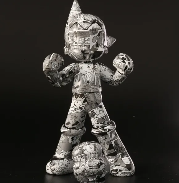 Astro Boy & Hyotantsugi Manga Printing Ver. 16.5cm Alloy