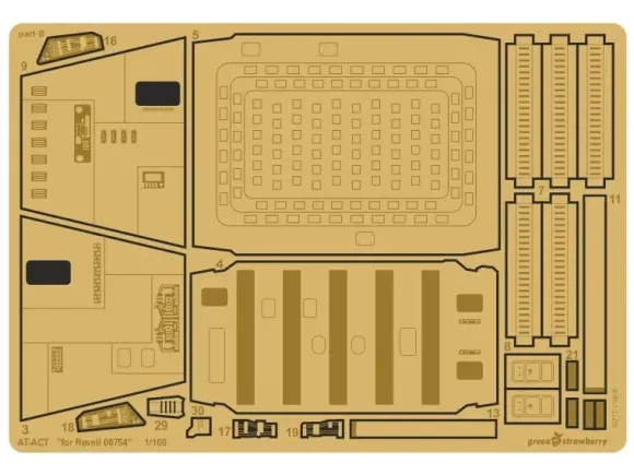 1/160 AT-ACT Detail Set (for Revell 06754 AT-ACT Walker)