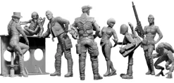 1/24 At the Edge of the Universe. Strange Company's Adventures. Episode I. The First Meeting: Keep moving, Nothing to see here. Everything is under control (2 Figures & Counter)