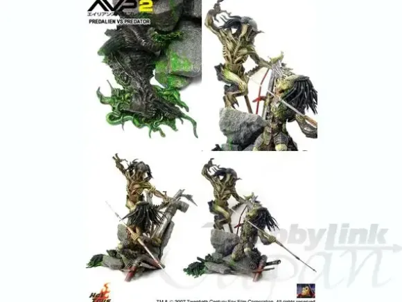 AVP:R Predalien vs Predator Prepainted Diorama Kit