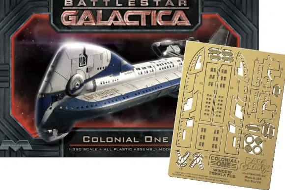 1/350 Battlestar Galactica Colonial One + Detail Up Set