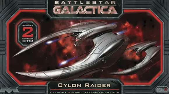 1/72 Battlestar Galactica: Cylon Raider (2pcs Set)