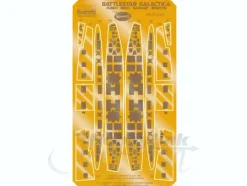1/4105 Battlestar Galactica Hull Inserts Flight Deck Detail Up Photo-Etched Parts (Moebius)