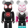 BE@RBRICK Spider-Man (Miles Morales) & Spider-Gwen 2pcs Set