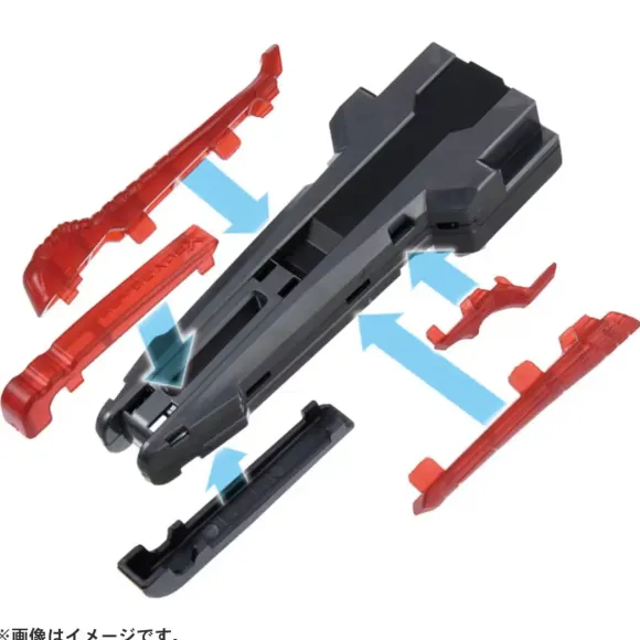 BEYBLADE X BX-41 Rubber Custom Grip Gunmetal Ver.