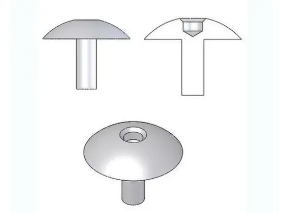 Blind Rivet Head SS (30pcs)