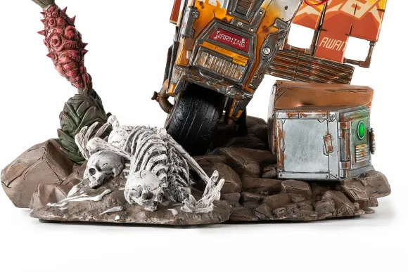 1/6 Borderlands 3/ Psycho with CL4P-TP Diorama Statue