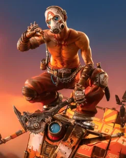 1/6 Borderlands 3/ Psycho with CL4P-TP Diorama Statue
