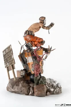 1/6 Borderlands 3/ Psycho with CL4P-TP Diorama Statue