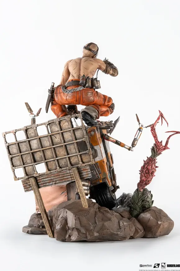 1/6 Borderlands 3/ Psycho with CL4P-TP Diorama Statue