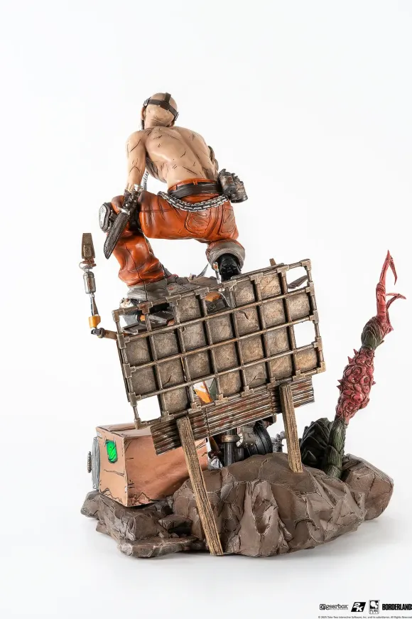 1/6 Borderlands 3/ Psycho with CL4P-TP Diorama Statue