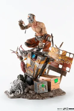 1/6 Borderlands 3/ Psycho with CL4P-TP Diorama Statue