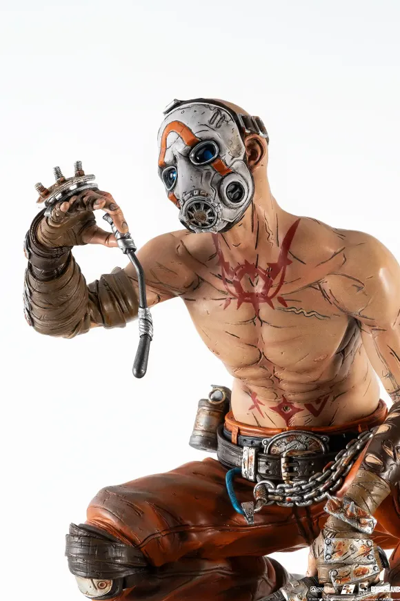 1/6 Borderlands 3/ Psycho with CL4P-TP Diorama Statue