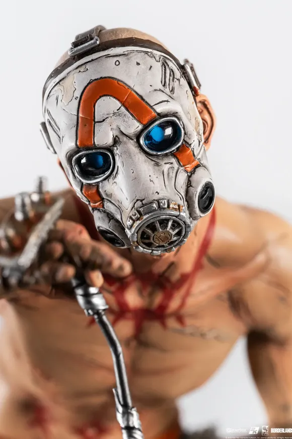 1/6 Borderlands 3/ Psycho with CL4P-TP Diorama Statue