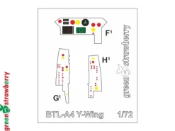 1/72 BTL A-4 Y-Wing Starfighter - Etching & Detail Set (Bandai)