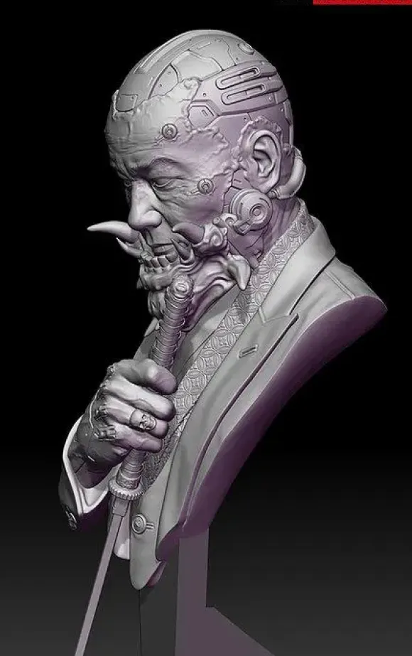 1/10 Bust Cyborg Gangster ONI