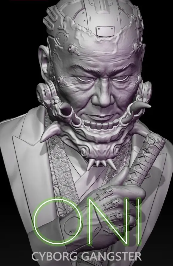 1/10 Bust Cyborg Gangster ONI