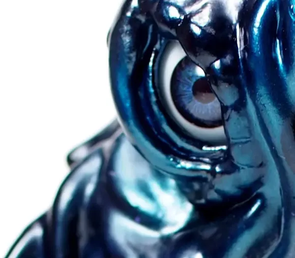 CCP Artistic Monsters Collection Hedorah Landing Godzilla Blue Ver.