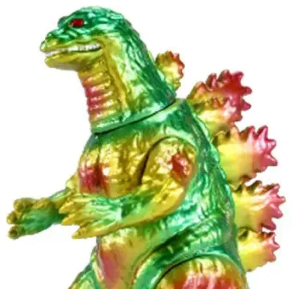 CCP Middle Size Series (11th) Godzilla (1995) Lime Green Metallic Ver.