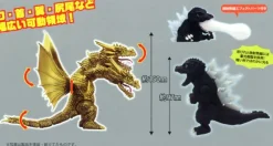 Chibi-Maru Godzilla VS. King Ghidorah Duel Set