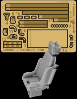 1/32 Colonial Army Single Seat Space Fighter Mk.VII Sheet (for M/R)