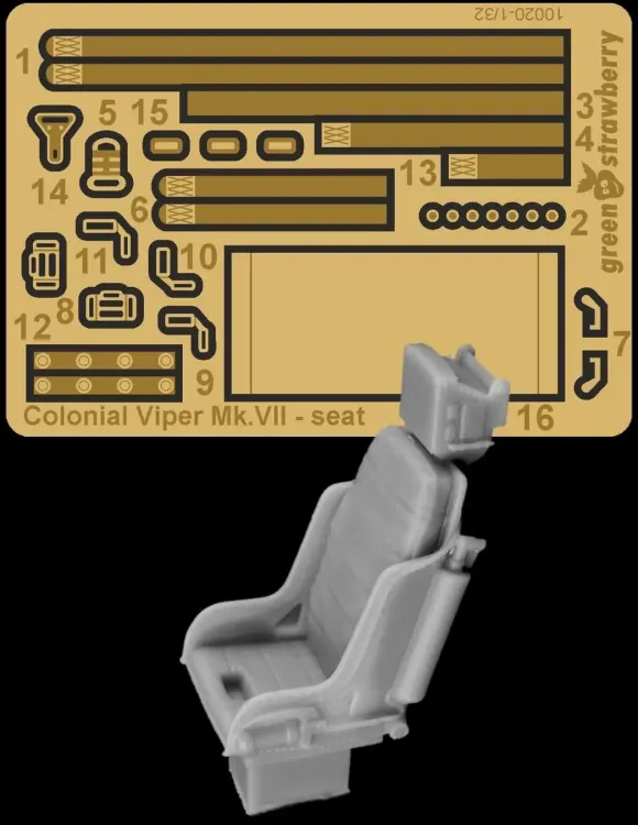 1/32 Colonial Army Single Seat Space Fighter Mk.VII Sheet (for M/R)