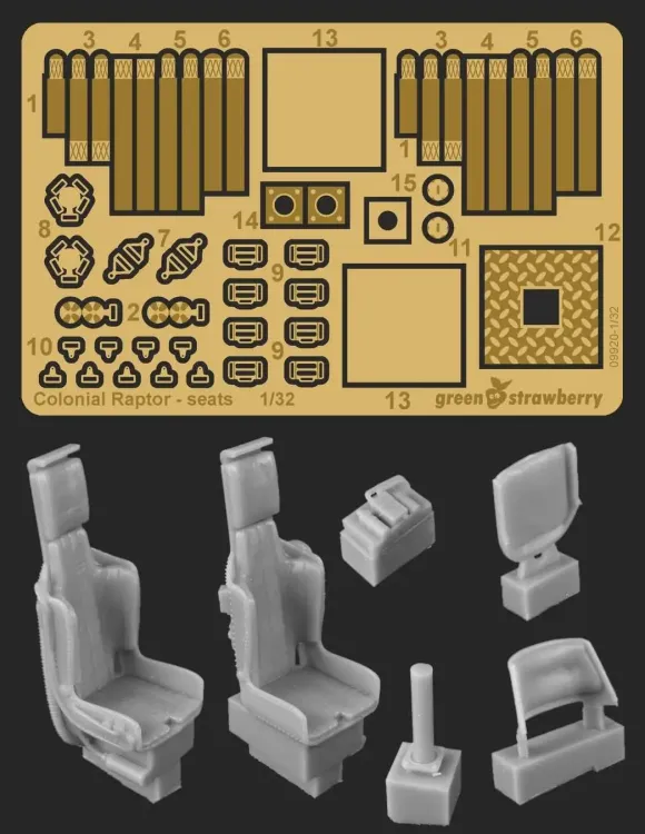 1/32 Colonial Raptor Seats
