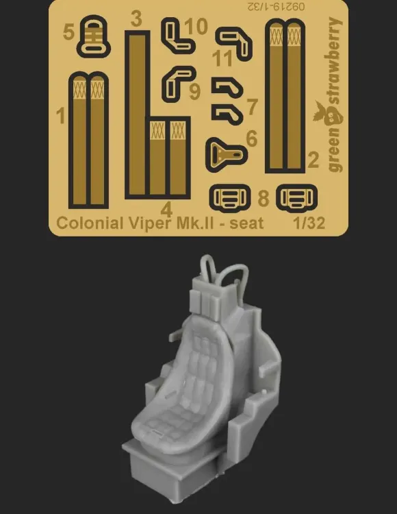 1/32 Colonial Viper Mk.II Seat