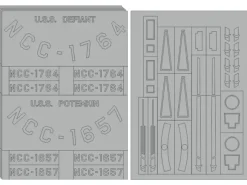 1/600 Constitution-class Starships Marking Masks - TOS