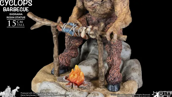Cyclops Barbecue Diorama Resin Statue