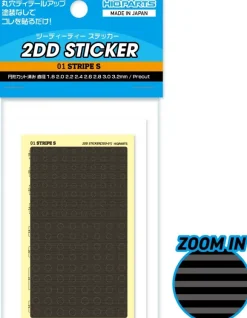 2DD Sticker 01 Stripe S (1 sheet)