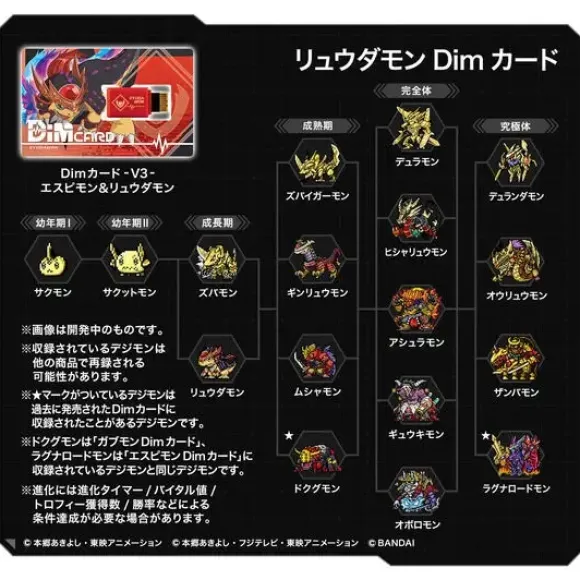 Dim Card-V3-Espimon & Ryudamon