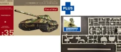 1/35 E-50 Ausf.B 10.5cm KwK L/52 Panther III Night Vision Device Parts & Metal Gun Barrel Included
