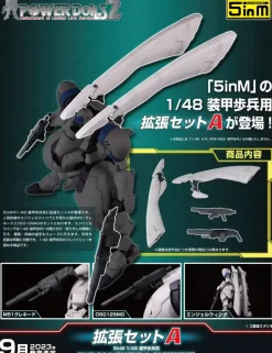 1/48 EXTENSION SET A For 5inM PLD [ANGEL WING & M51GRENADE LAUNCHER & DSG12SMG]