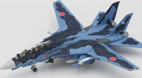 1/72 F-14J Kai JASDF Sea Camouflage Mona Cat 73-8543