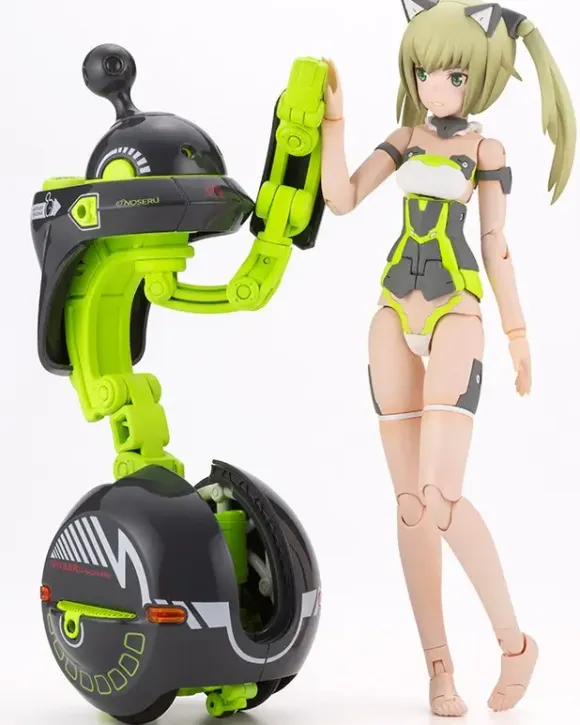 Frame Arms Girl Innocentia (Racer) & Noseru (Racing Specs Ver.)