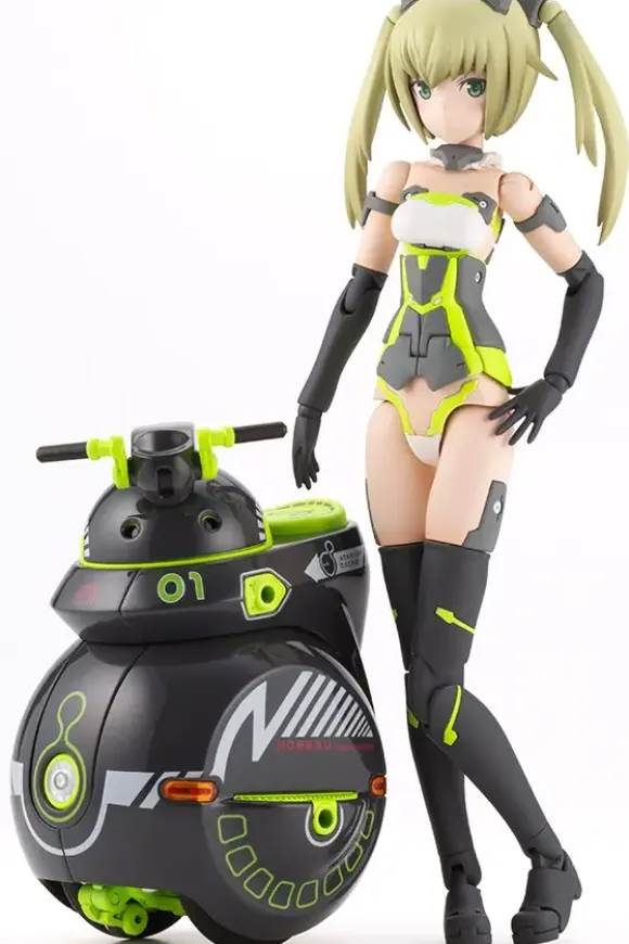 Frame Arms Girl Innocentia (Racer) & Noseru (Racing Specs Ver.)