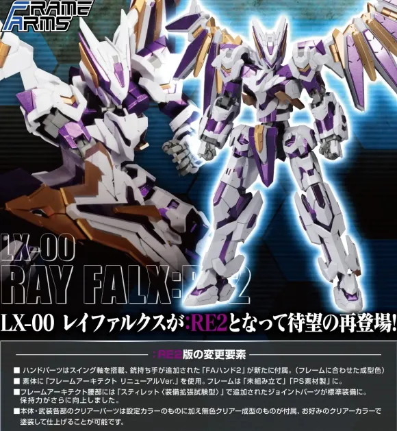 1/100 Frame Arms: LX-00 RAY FALX:RE2