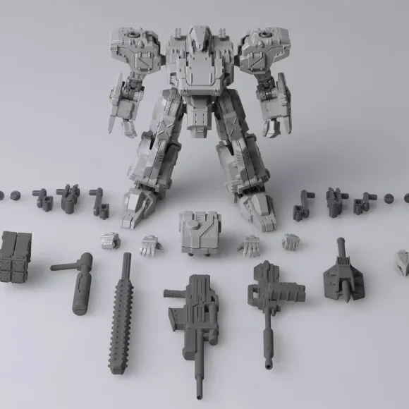1/72 Front Mission Structure Arts Plastic Model Kit Frost
