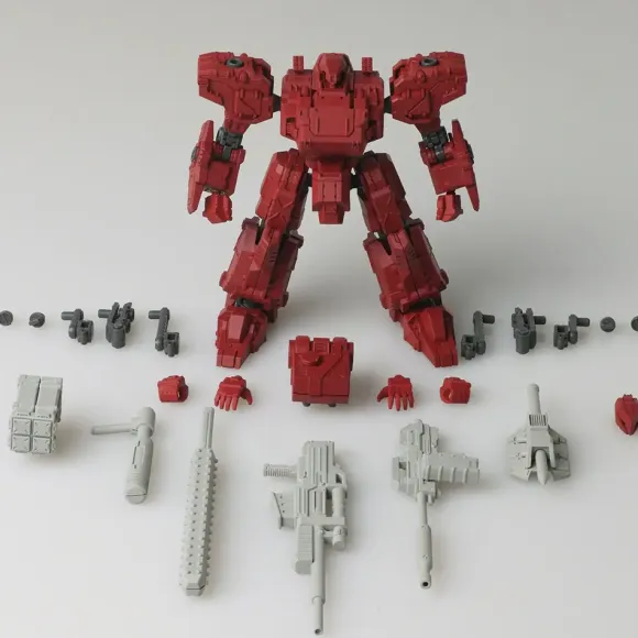 1/72 Front Mission Structure Arts Plastic Model Kit Series Vol.2 Frost Hell Wall Ver. 6 Set