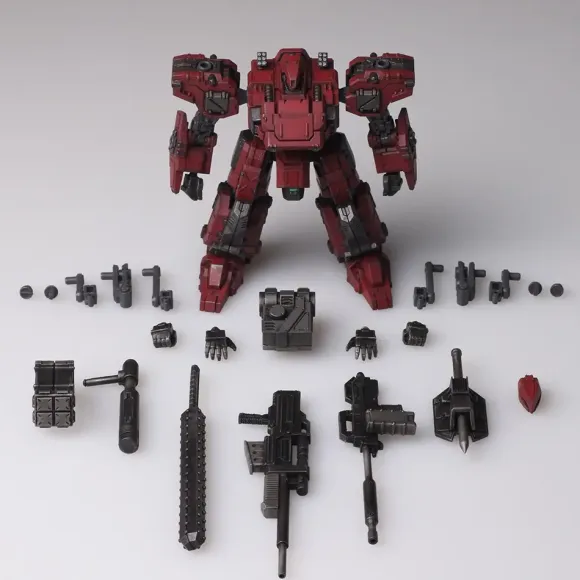 1/72 Front Mission Structure Arts Plastic Model Kit Series Vol.2 Frost Hell Wall Ver. 6 Set